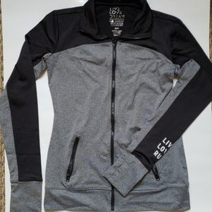 ❤women's Running Black Sweater LIVE LOVE DREAM